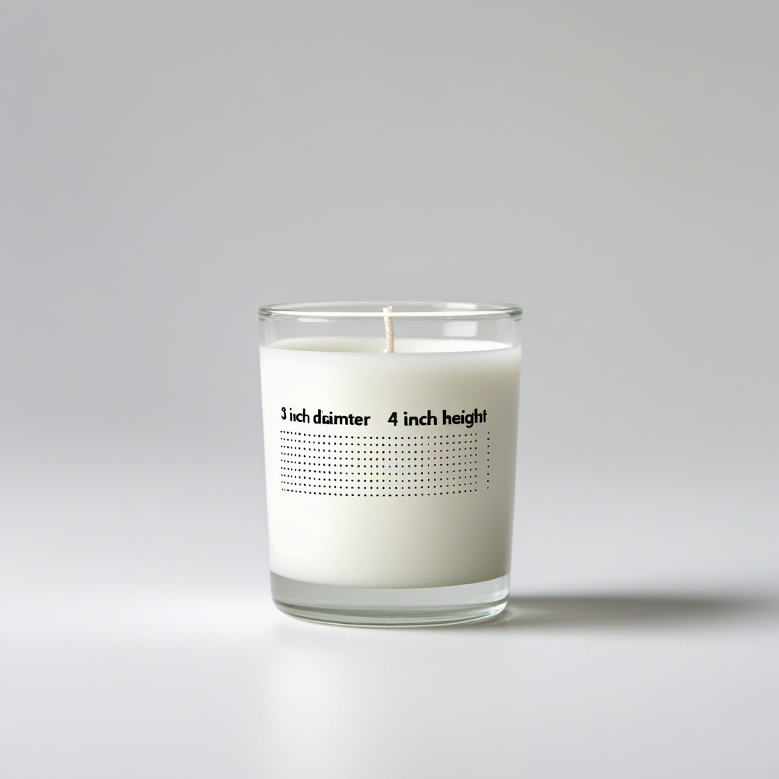 Premium Wax-Filled Clear Glass Votive Candle ā 3ā Diameter x 4ā Height | Elegant Minimalist Decor