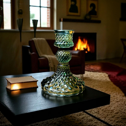 Vintage Glass Candle Holders – Set of 6 | The Glass Theory